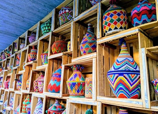 collection berber baskets