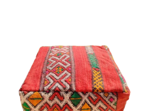 Traditionnal Berber Pouf - Pouf Kilim