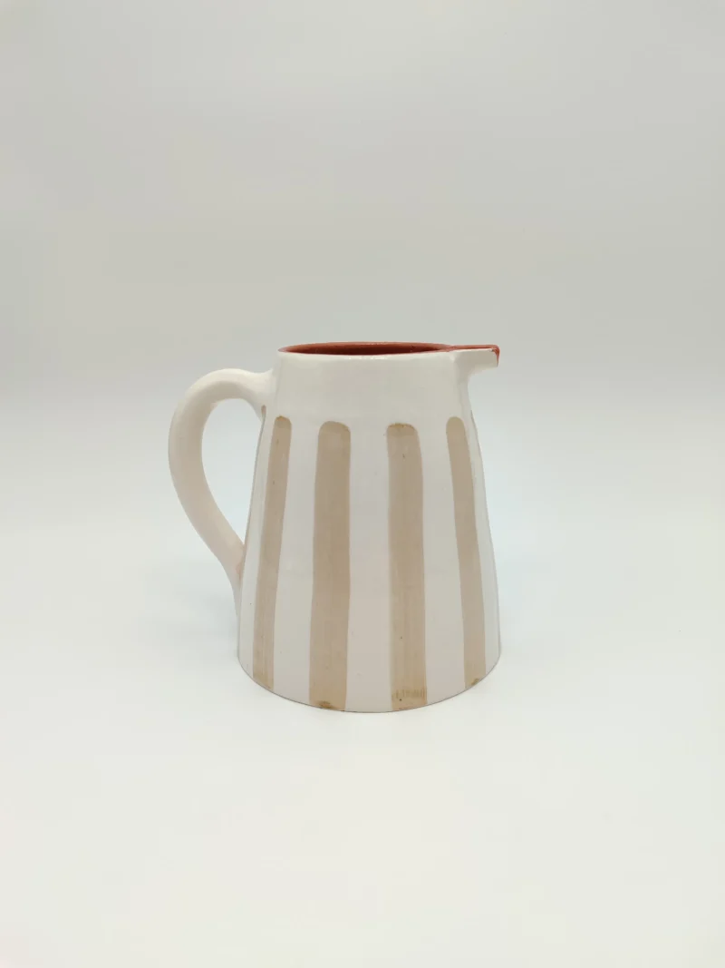 handmade ceramic pitcher