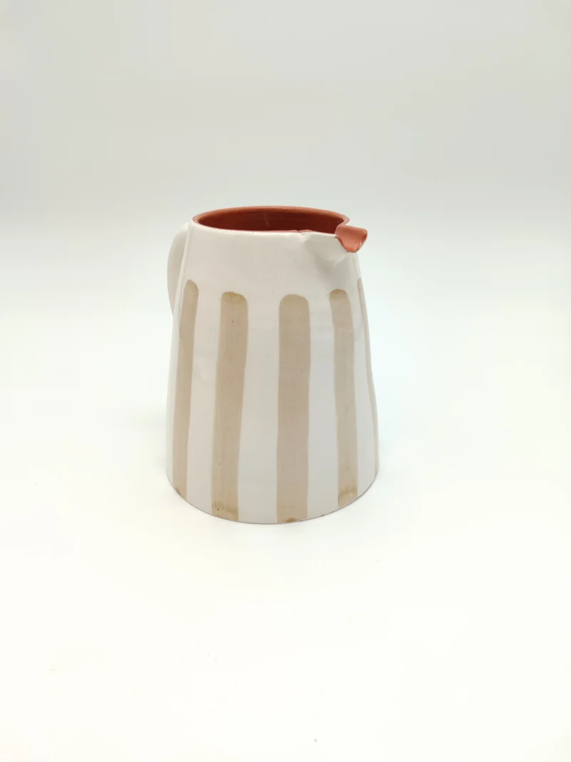 handmade ceramic pitcher