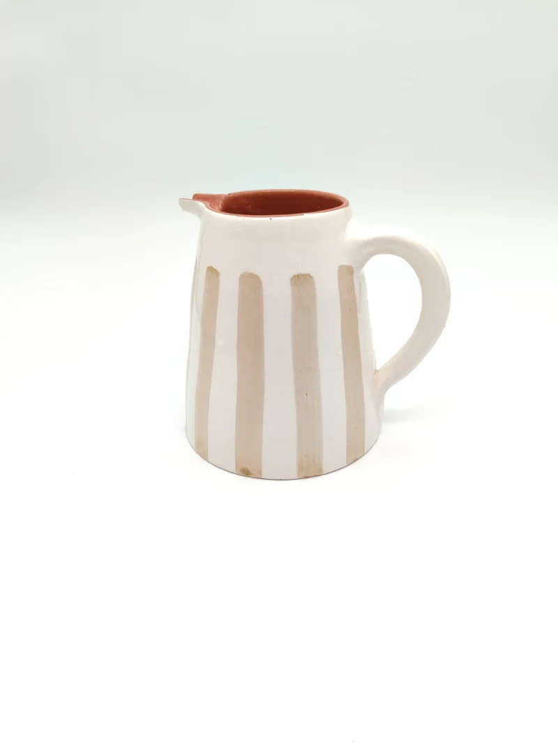 handmade ceramic pitcher