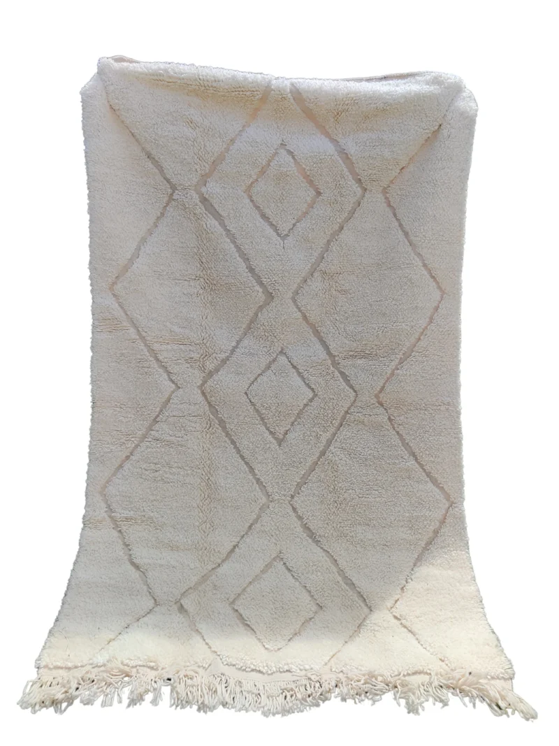 Beni Ouarain Carpet Whtie