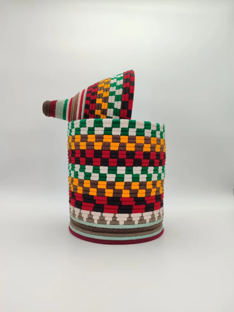 Colorful Palm Basket