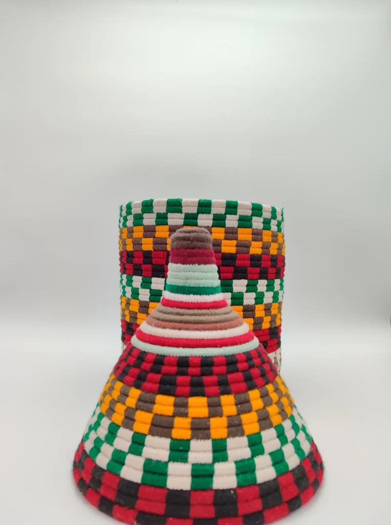 Colorful Palm Basket