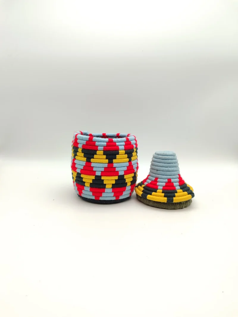 Colorful Palm Basket