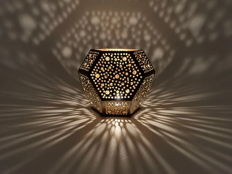 Magic Geometric Shape Lamp copper