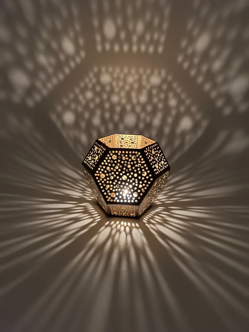 Magic Geometric Shape Lamp copper