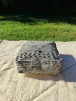 Traditionnal Berber Pouf - Pouf Kilim