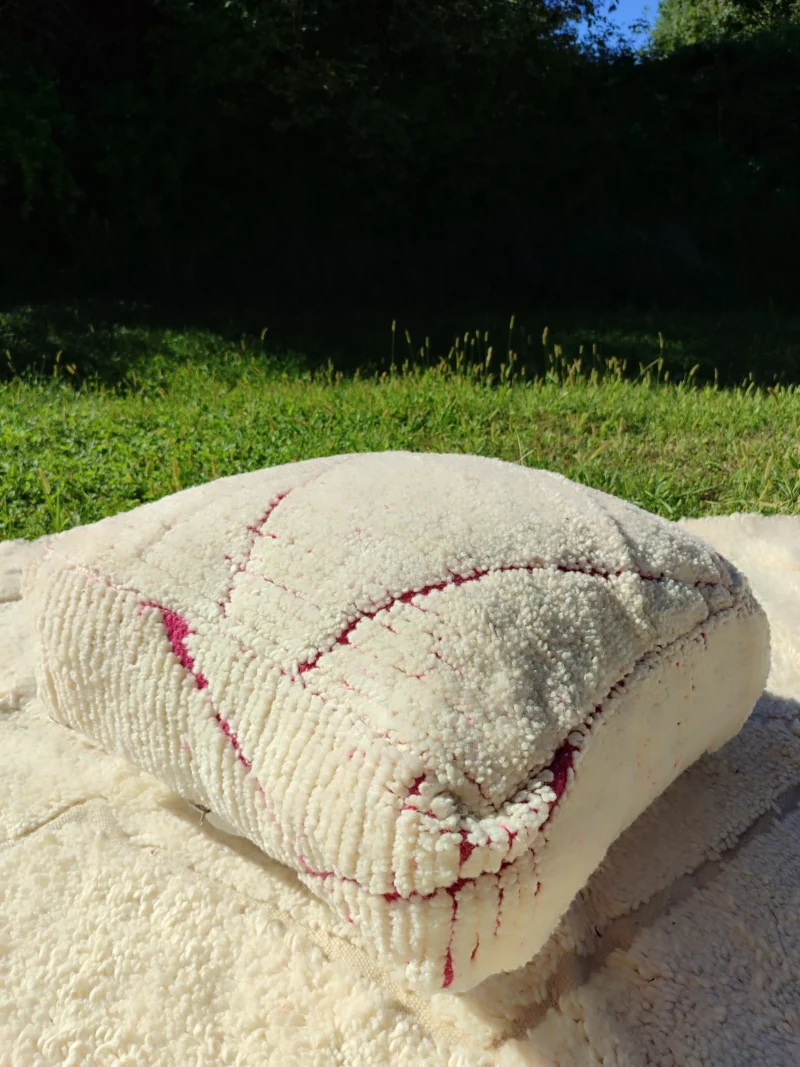 Traditionnal Berber Pouf - Pouf Kilim