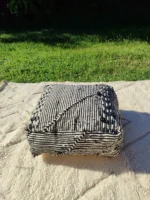 Traditionnal Berber Pouf - Pouf Kilim