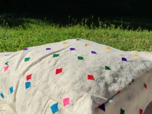 Traditionnal Berber Pouf - Pouf Kilim