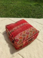 Traditionnal Berber Pouf - Pouf Kilim