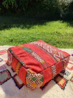 Traditionnal Berber Pouf - Pouf Kilim