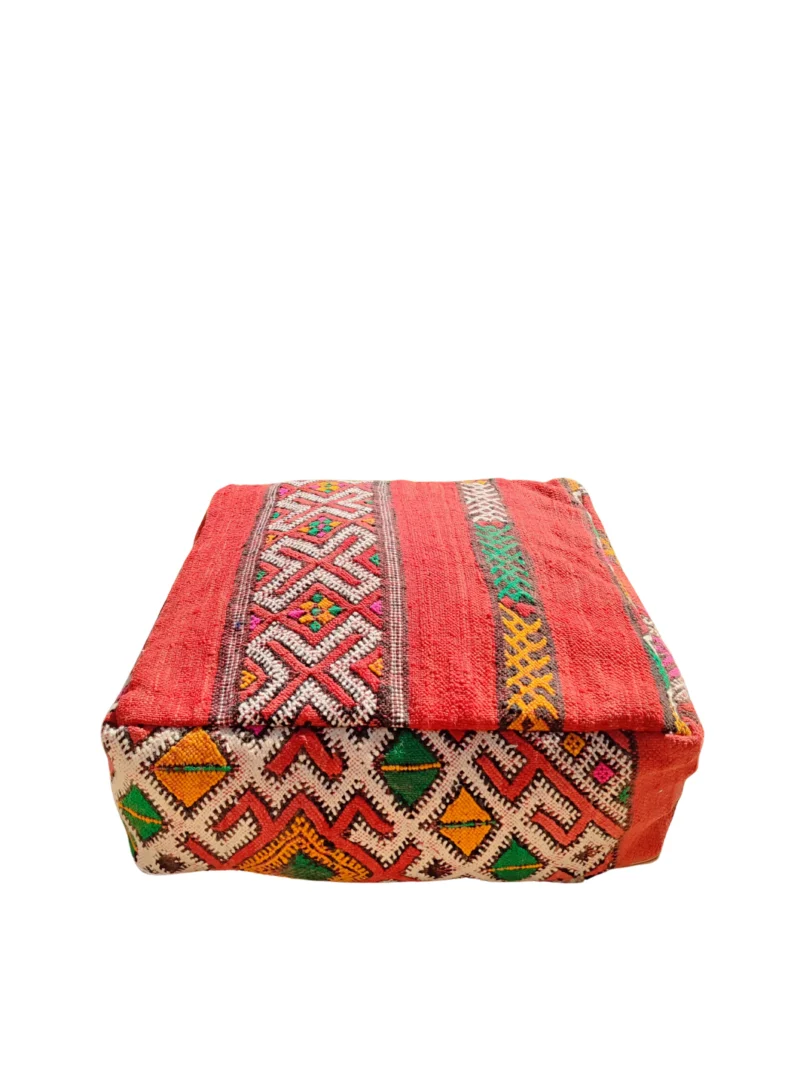 Traditionnal Berber Pouf - Pouf Kilim