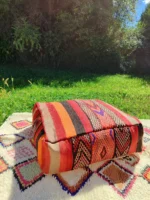 Traditionnal Berber Pouf - Pouf Kilim