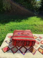 Traditionnal Berber Pouf - Pouf Kilim