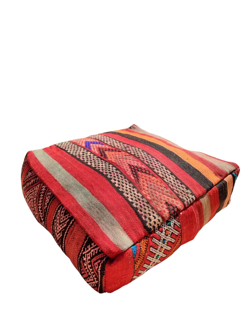 Traditionnal Berber Pouf - Pouf Kilim