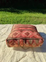 Traditionnal Berber Pouf - Pouf Kilim