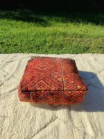 Traditionnal Berber Pouf - Pouf Kilim