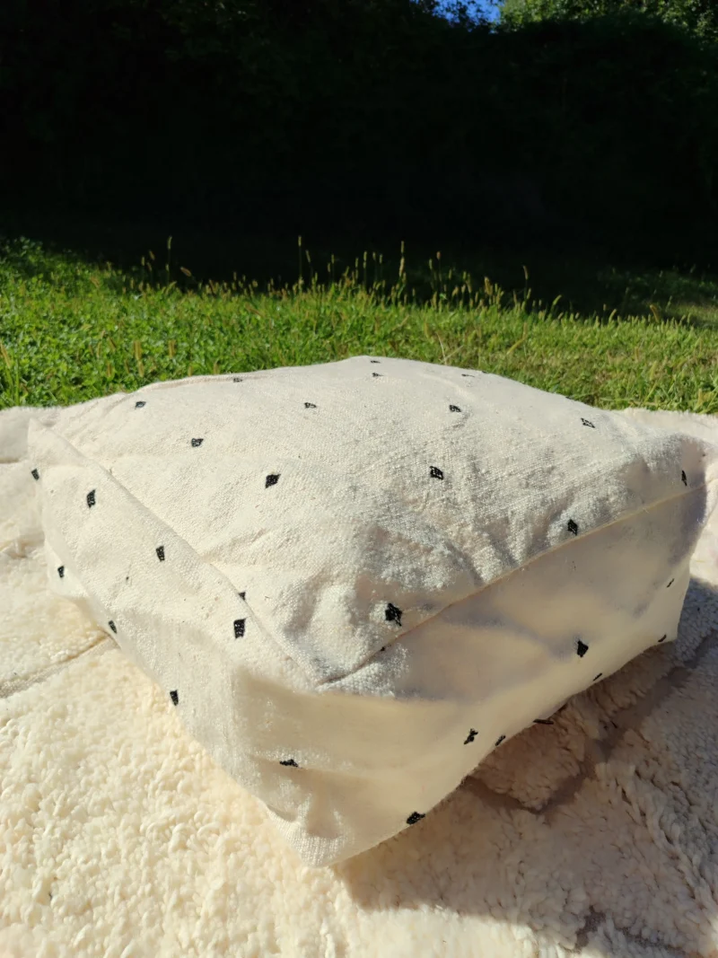 Traditionnal Berber Pouf - Pouf Kilim