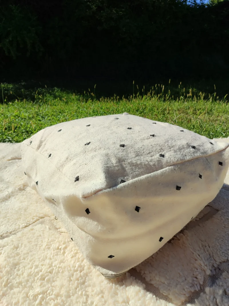 Traditionnal Berber Pouf - Pouf Kilim