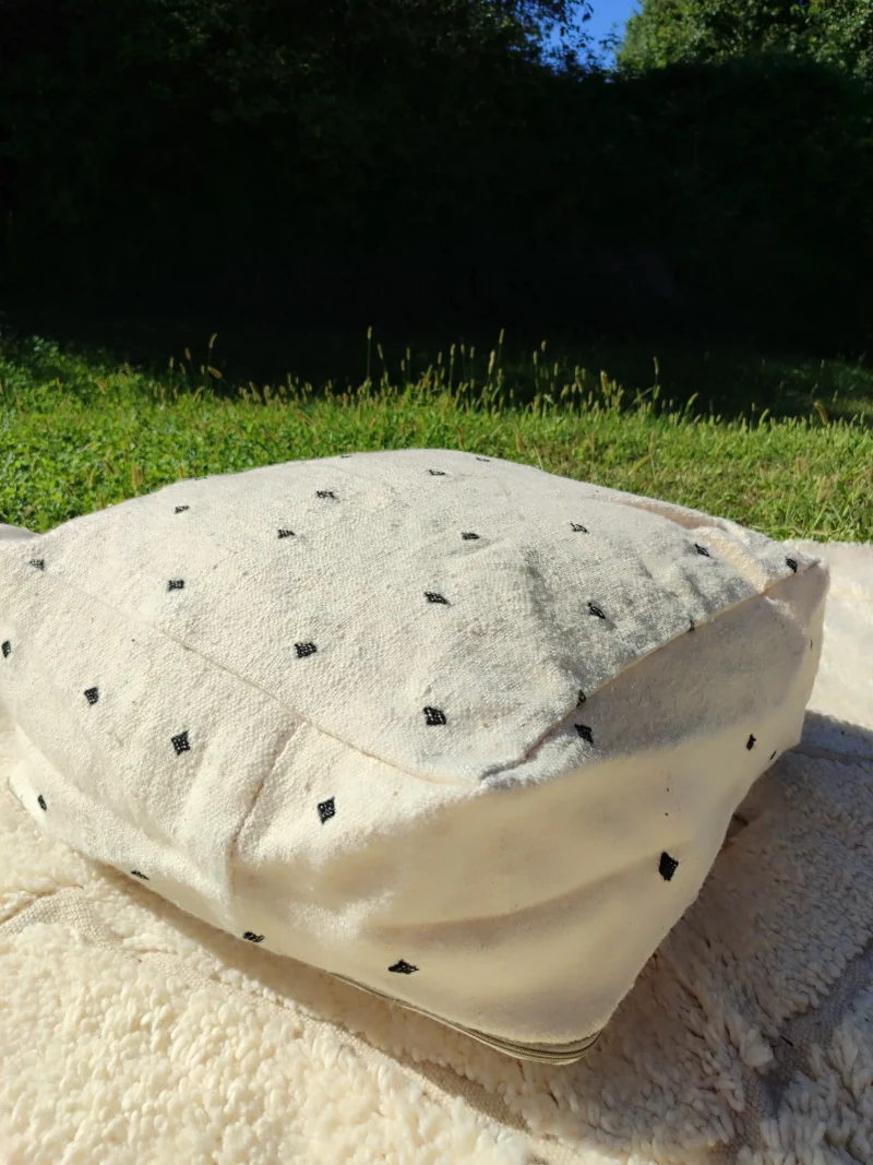 Traditionnal Berber Pouf - Pouf Kilim