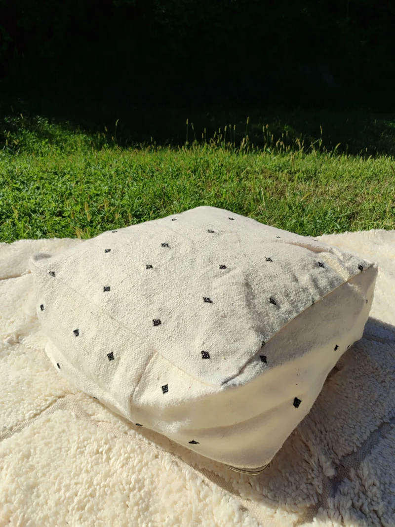 Traditionnal Berber Pouf - Pouf Kilim