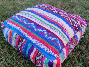 Traditionnal Berber Pouf - Pouf Kilim