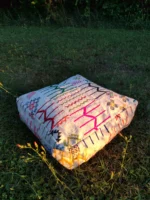 Traditionnal Berber Pouf - Pouf Kilim