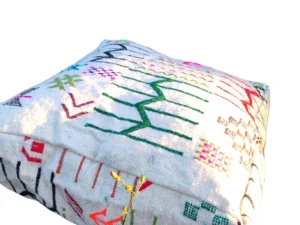 Traditionnal Berber Pouf - Pouf Kilim