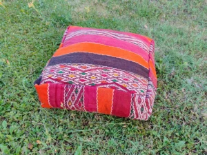 Traditionnal Berber Pouf - Pouf Kilim