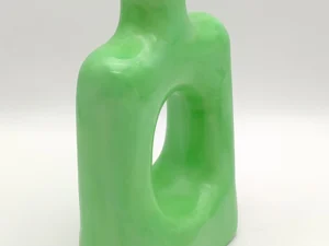 Bohemian_Handmade_bold_green_vase
