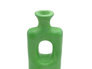 Bohemian_Handmade_bold_green_vase