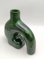 Bohemian_Handmade_green_vase