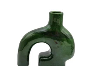 Bohemian_Handmade_green_vase