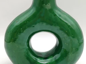 Bohemian_Handmade_green_vase