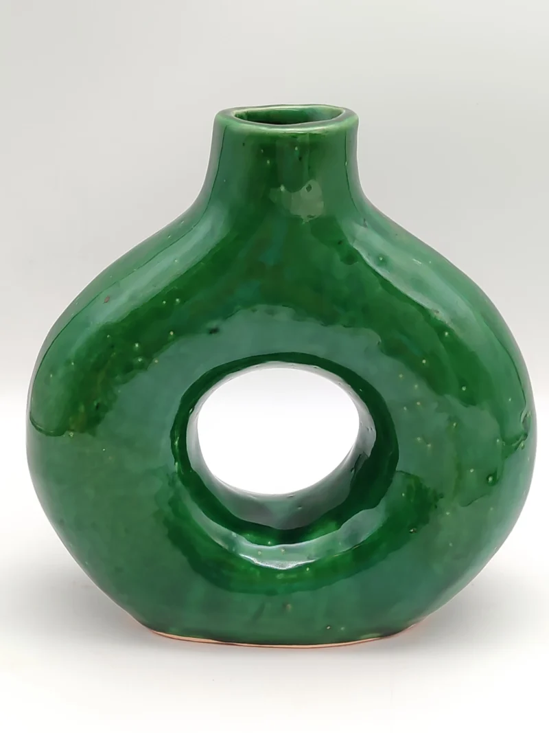 Bohemian_Handmade_green_vase