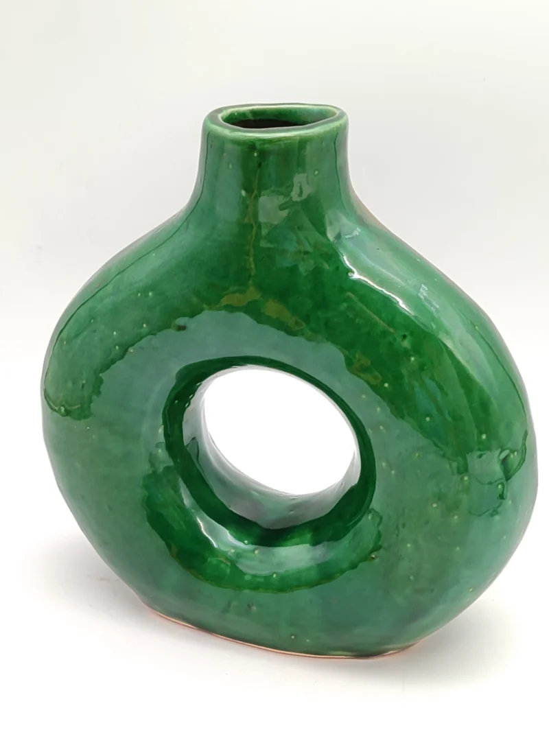 Bohemian_Handmade_green_vase