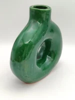 Bohemian_Handmade_green_vase