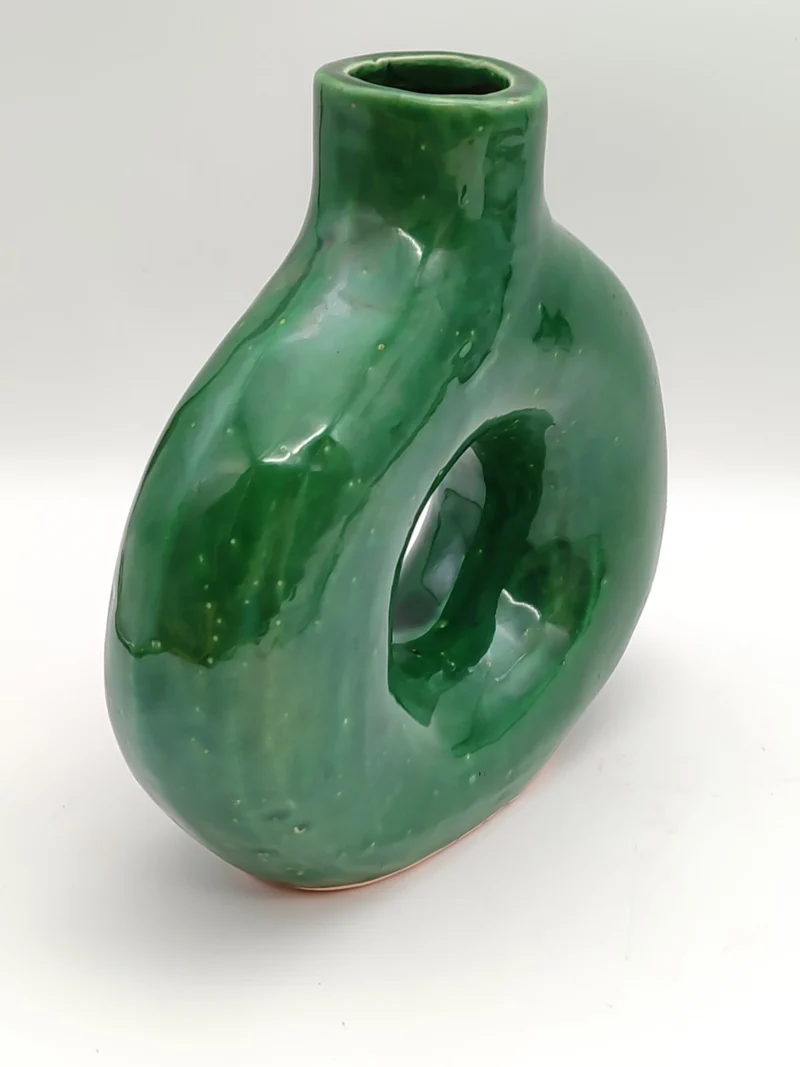 Bohemian_Handmade_green_vase