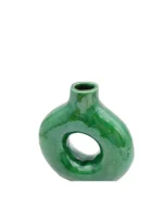 Bohemian_Handmade_green_vase