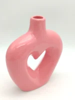 Bohemian_Handmade_heart-shaped_vase