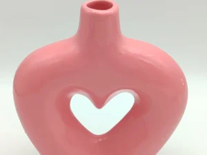 Bohemian_Handmade_heart-shaped_vase