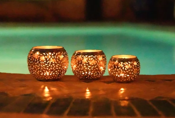 Set of 3 brass Candle Holder Set of 3 brass Candle Holder