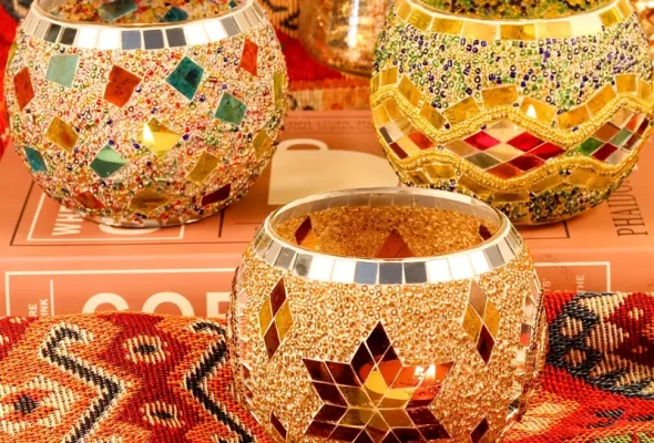 mosaic-art-Candle-lamp mosaic-art-Candle-lamp