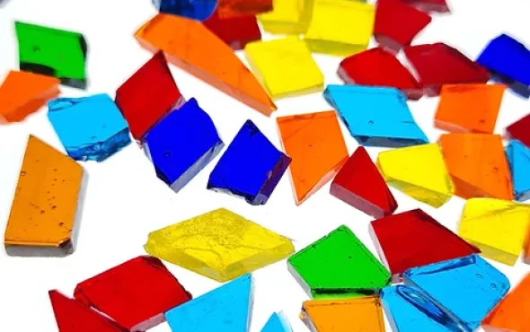 mosaic cut glass