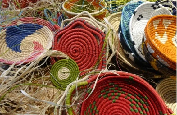 osier raffia-bowls